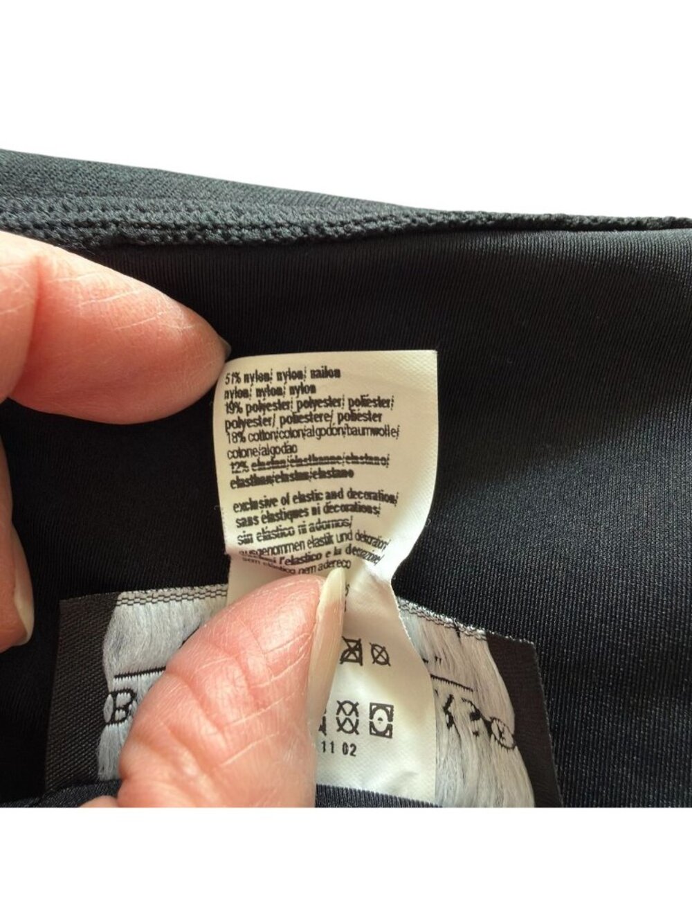 Body Slimmers By Nancy Ganz Size M High Waisted Black Shorts Tummy Control 07319 - Picture 10 of 11